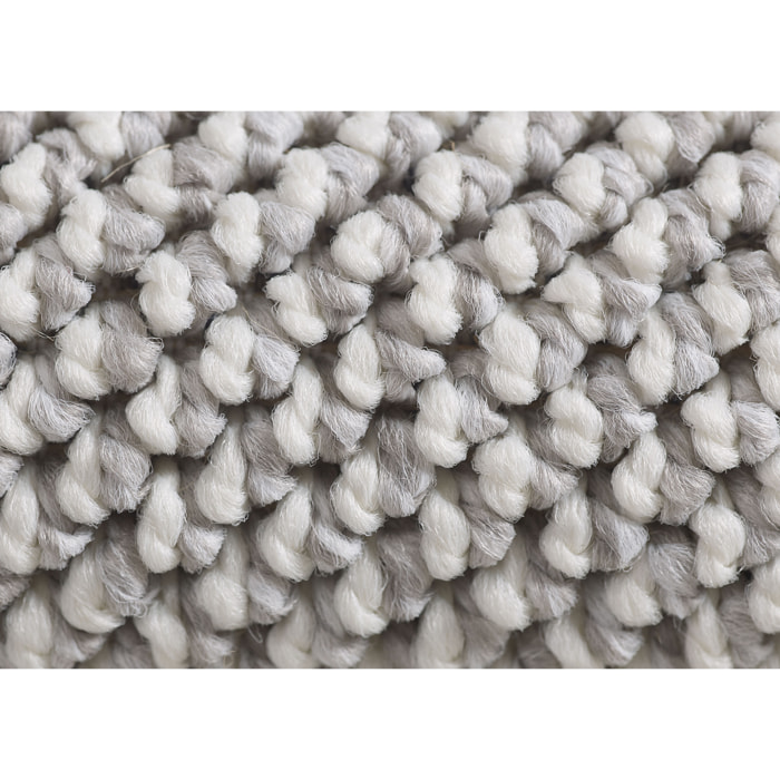 MORELIA - Tapis moderne aspect laine bouclée Silver