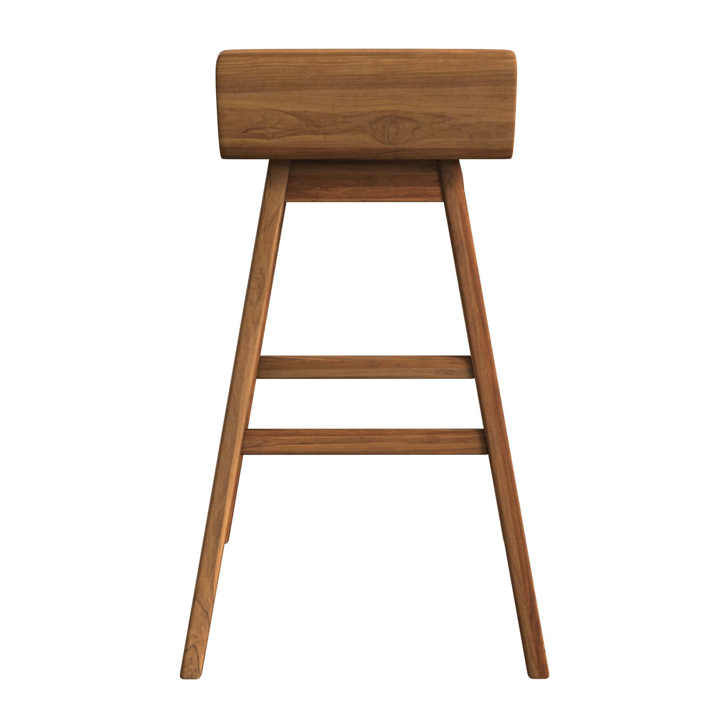 Chaise de bar en bois de teck 72,5 cm - Greta
