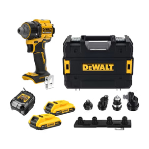 Perceuse visseuse à têtes multiples xr 18V 2ah li-ion brushless - DEWALT - DCD803D2T-QW