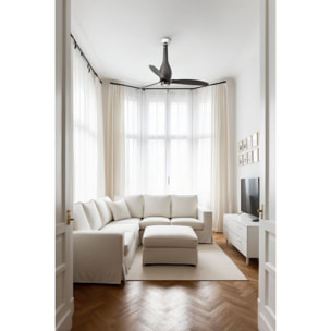 ETERFAN M LED Ventilateur noir mat DC