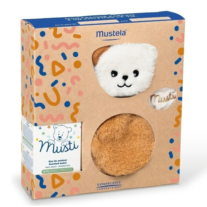 Musti - Coffret l'Eau de Senteur Musti 50ml + Doudou Marron