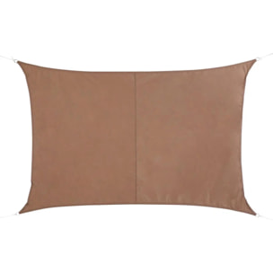 Voile d'ombrage rectangulaire Curacao Taupe