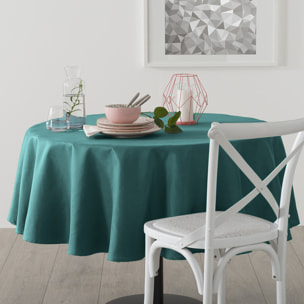 Nappe anti-tache - bleu canard - D180 cm