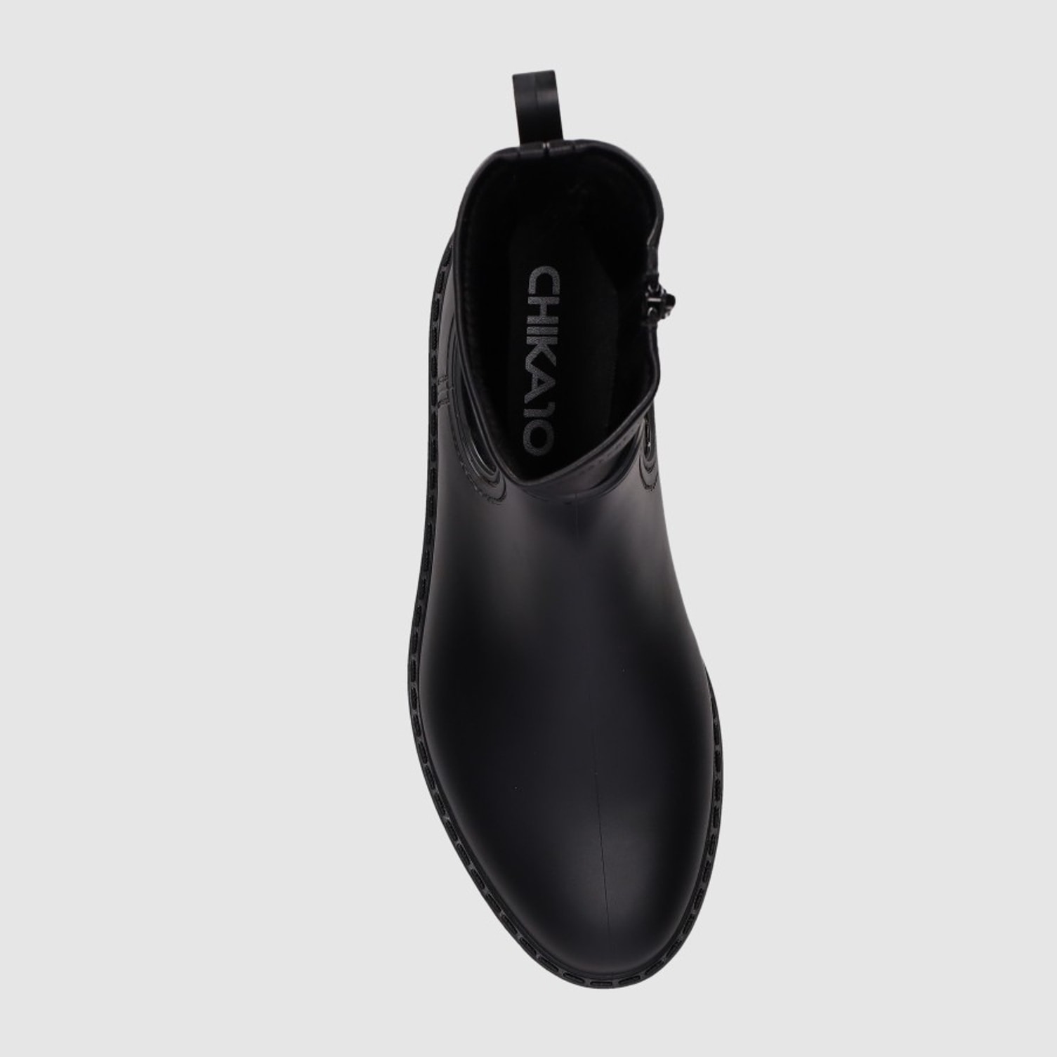 Botines de Piel Sintética - Negro - Tacón: Bajo