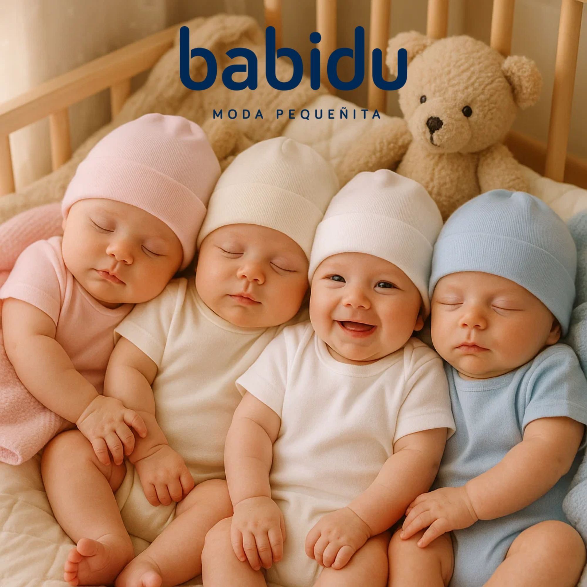 Gorro Nacimiento Beige Talla Nac