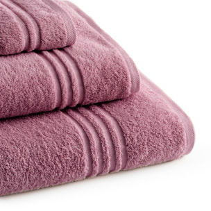 Set toallas rizo 100% Algodón Rizo Peinado - 700 g/m2 ROSE