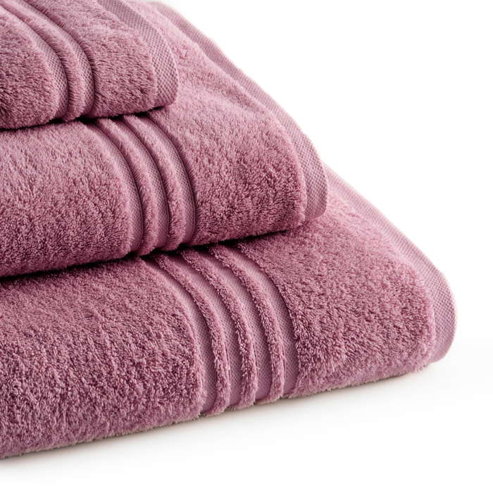 Set toallas rizo 100% Algodón Rizo Peinado - 700 g/m2 ROSE
