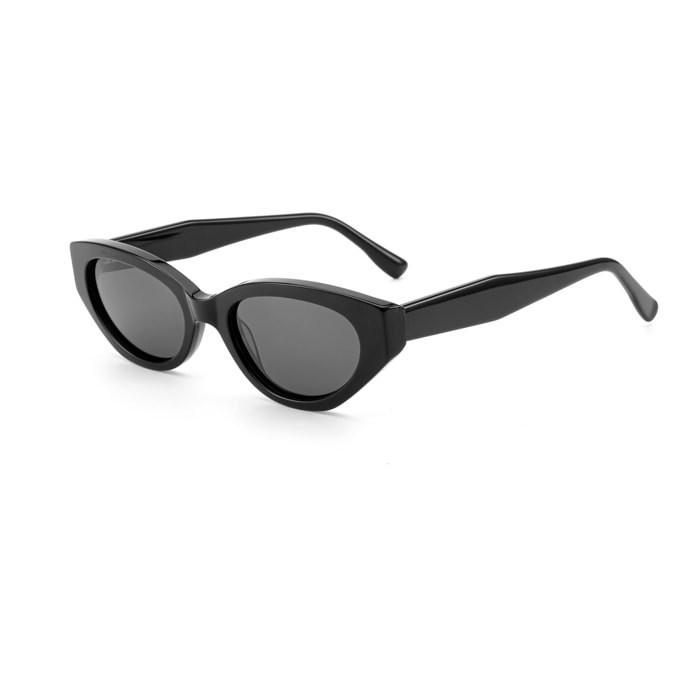 Gafas de sol OCEAN SANTA GIULIA - Negro brillante / Ahumada