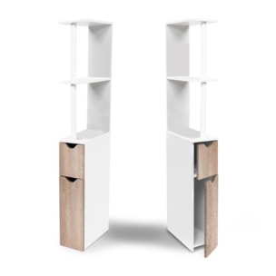 Colonne pour salle de bain - Bois