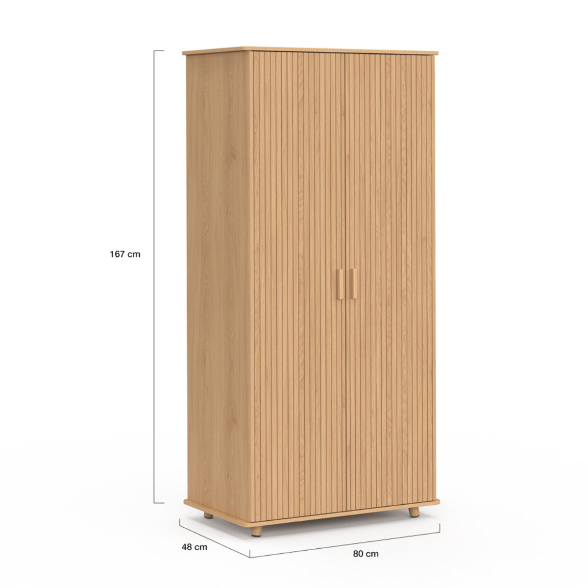 Armoire penderie Albane 2 portes