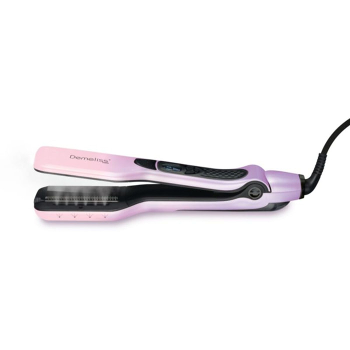 Lisseur vapeur SAINT ALGUE Titanium Dreams rose/violet + 2 soins