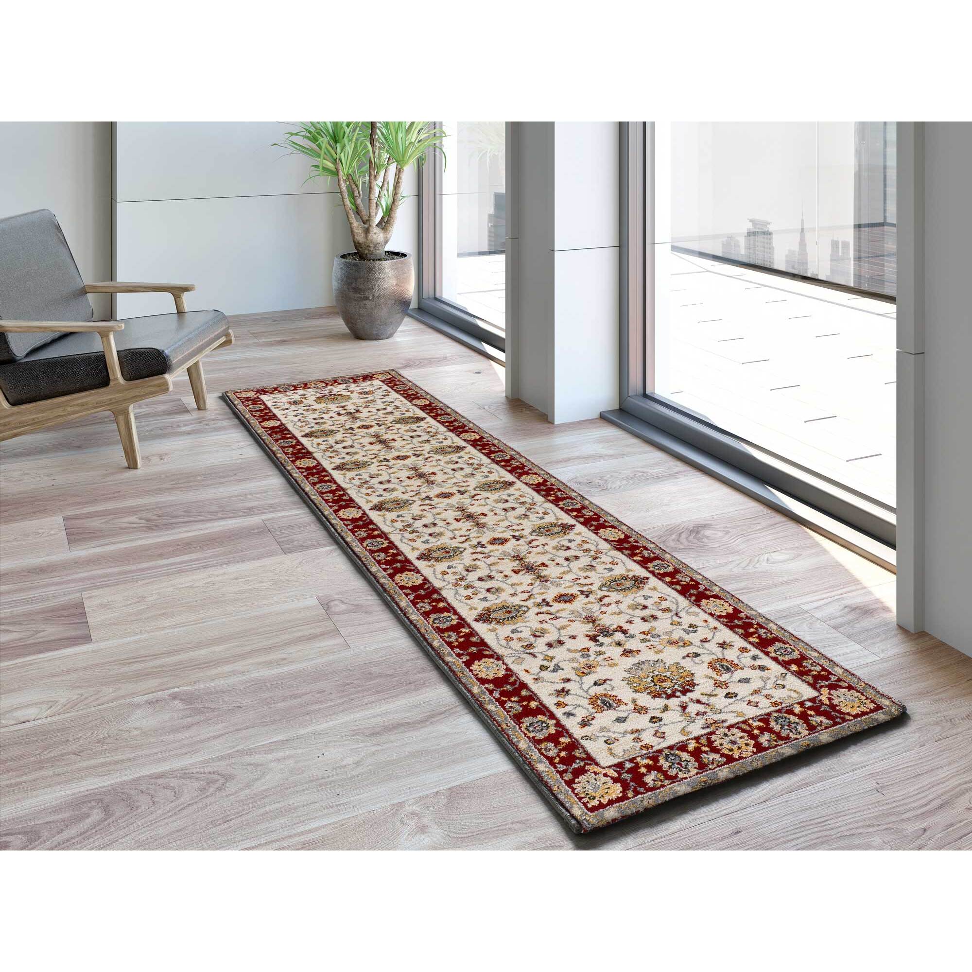 CLASSIC Alfombra vintage en diseño clásico en color crema, varias medidas disponibles.