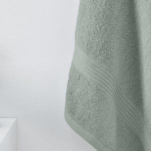 Serviette de bain uni ESSENTIAL vert