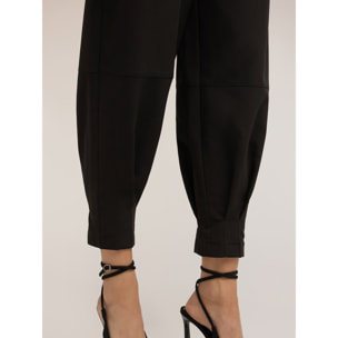 Motivi - Pantalones carrot con puño en el bajo - Negro