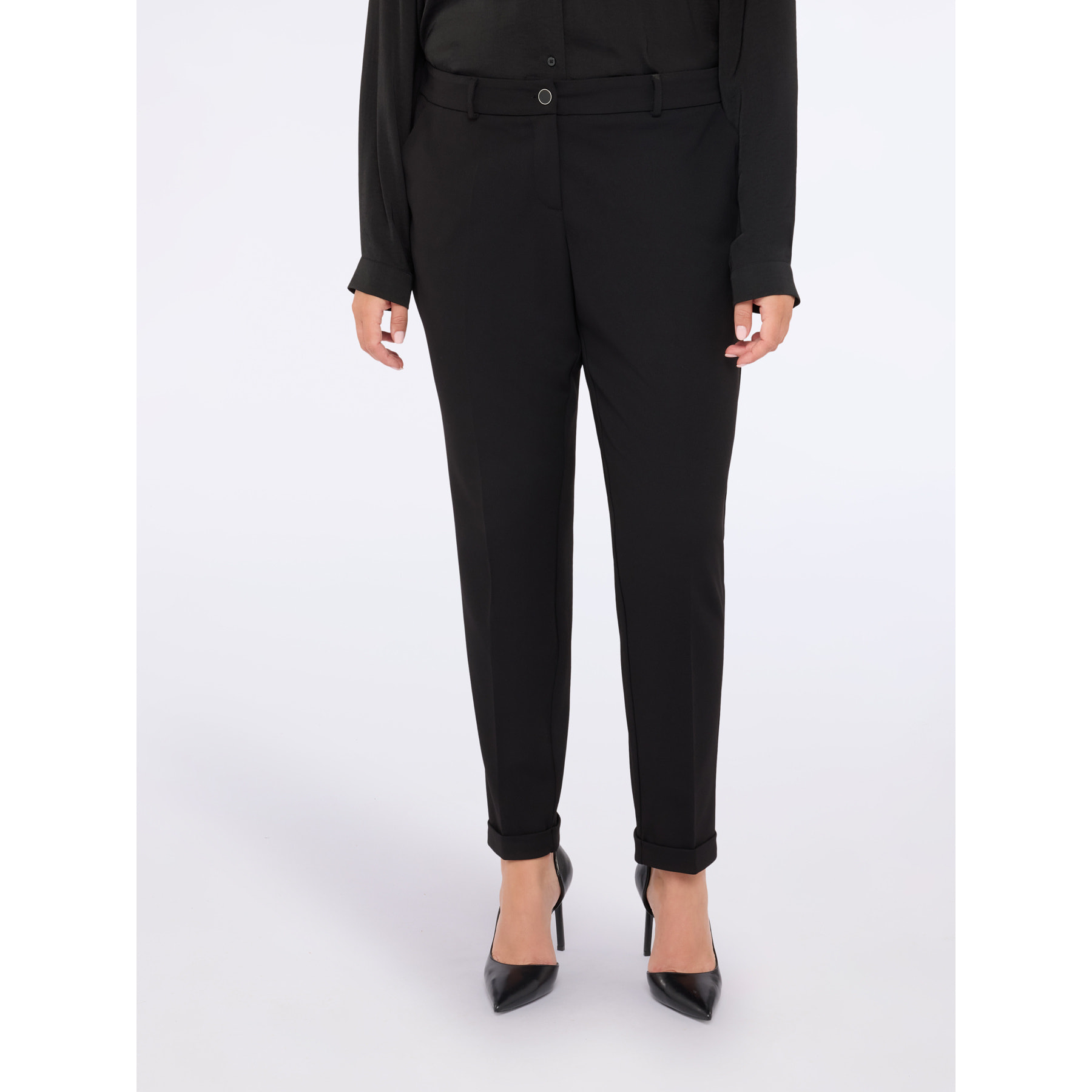 Fiorella Rubino - Pantalones New York en tejido elástico - Negro