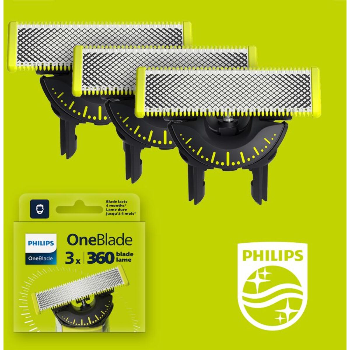 Lame one blade PHILIPS Pour One Blade 360 x3 QP430/50