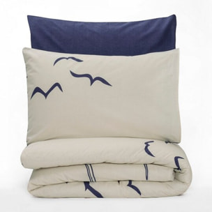 Parure housse de couette 100% coton - Larum
