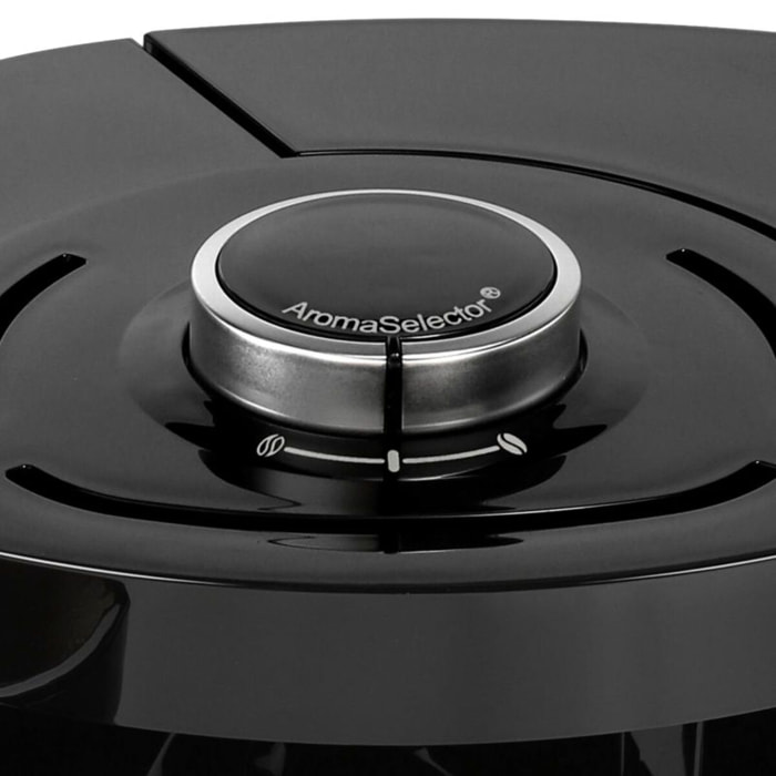 Cafetière filtre MELITTA look v therm timer noir acier brossé
