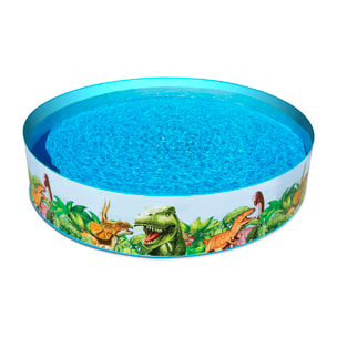 Piscina paredes dinosaurios 244x46 cm. Edad +3 Años.