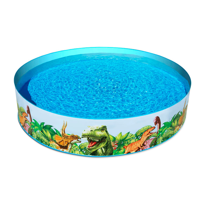 Piscina paredes dinosaurios 244x46 cm. Edad +3 Años.