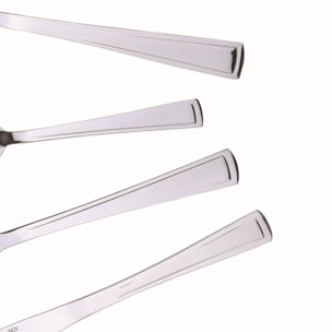 Cubertería de 24 piezas TORINO en acero inoxidable Bergner