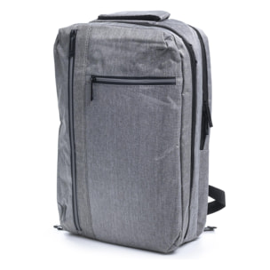 Mochila cabina multi compartimento, porta Laptop 17''. Adaptable a Trolley. Toma USB externa oculta.