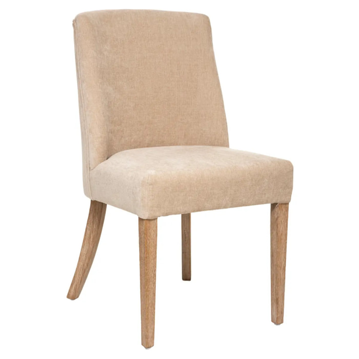 Chaise "Livia" - beige lin