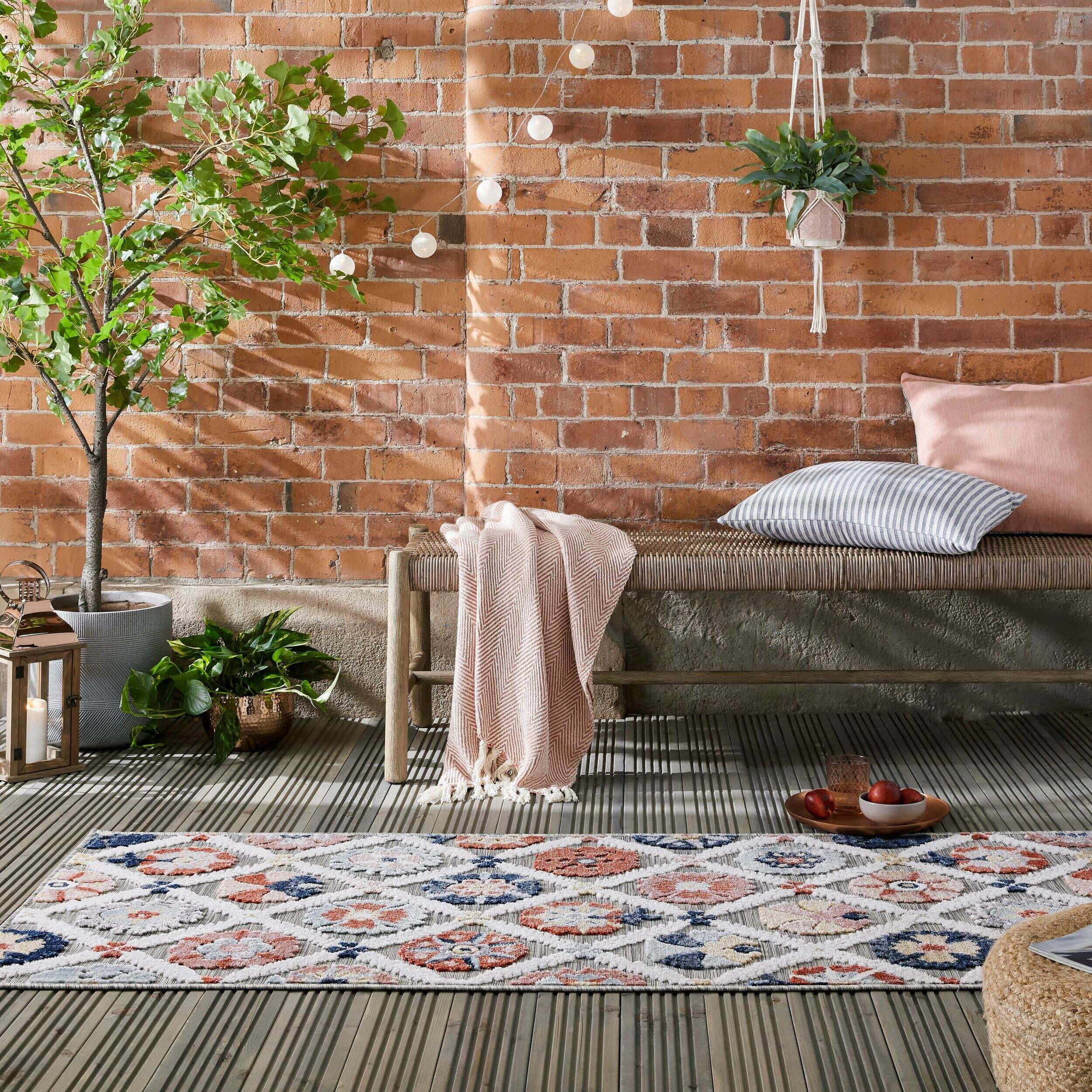 Tapis extérieur de couloir FLORA