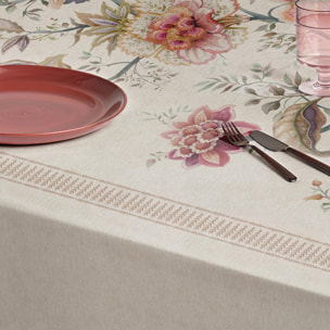 Nappe imprimée anti-taches SAMIR NATURAL