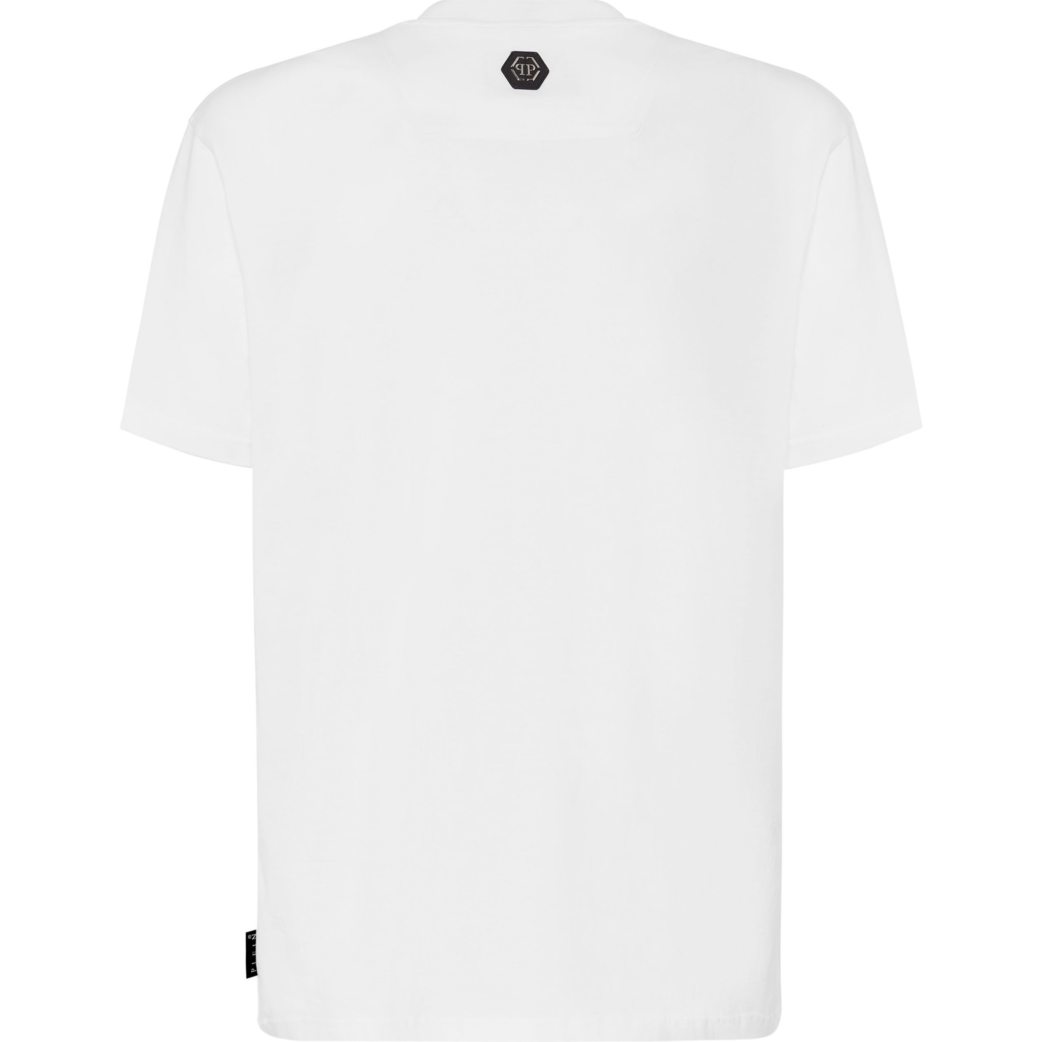 PHILIPP PLEIN T-Shirt Round Neck SKULL AND PLEIN