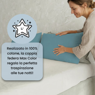 COPPIA FEDERE MAX COLOR, 100% Cotone, Made in Italy - OTTANIO