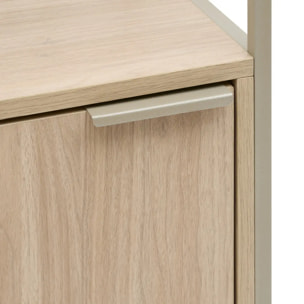 Étagère Duna rectangulaire 35x35cm 1 porte beige