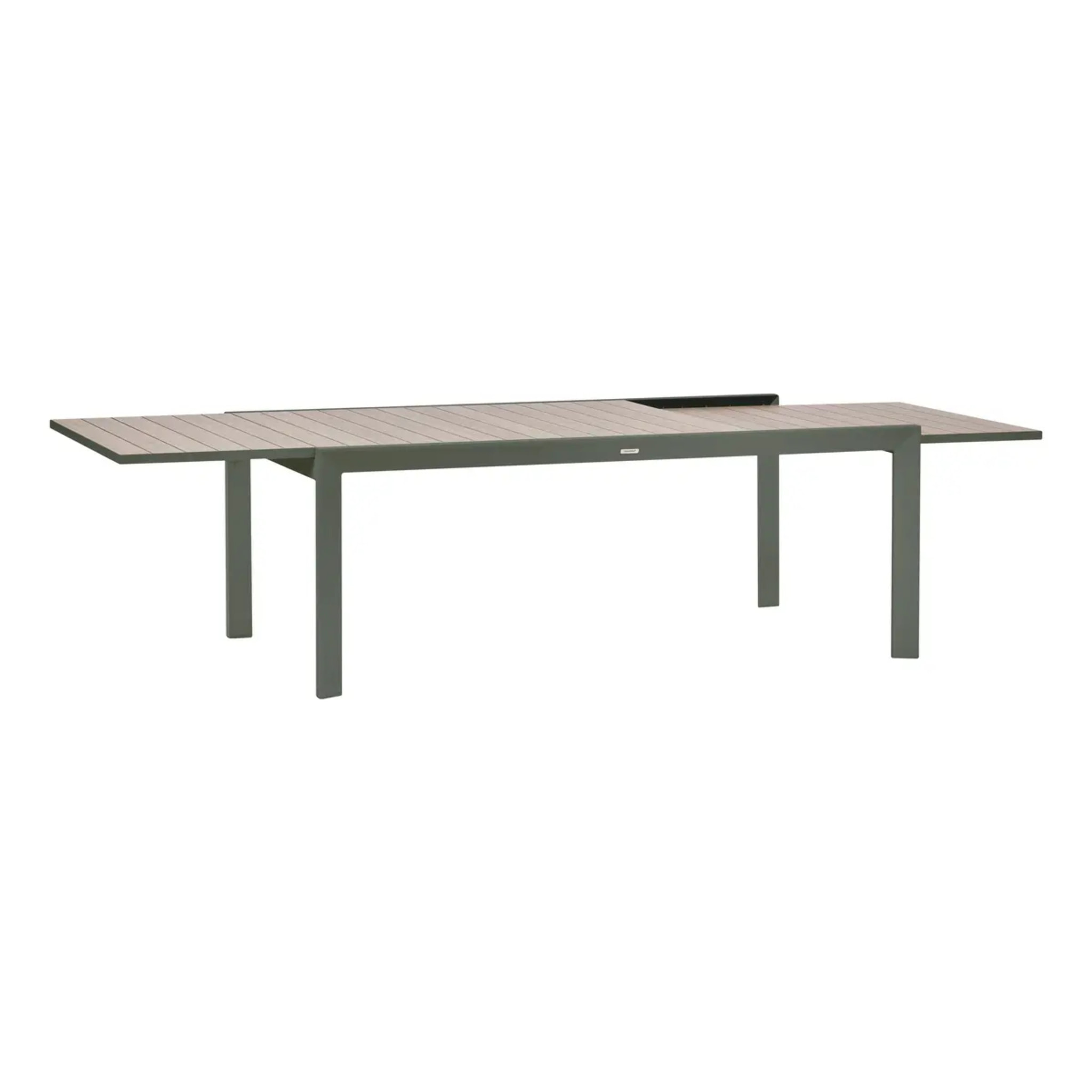 Table de jardin 12 places Evasion extensible beige lin