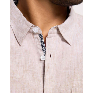 Camisa Manga Larga Beige - Sum