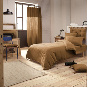 Housse De Couette 100% gaze De Coton Marron