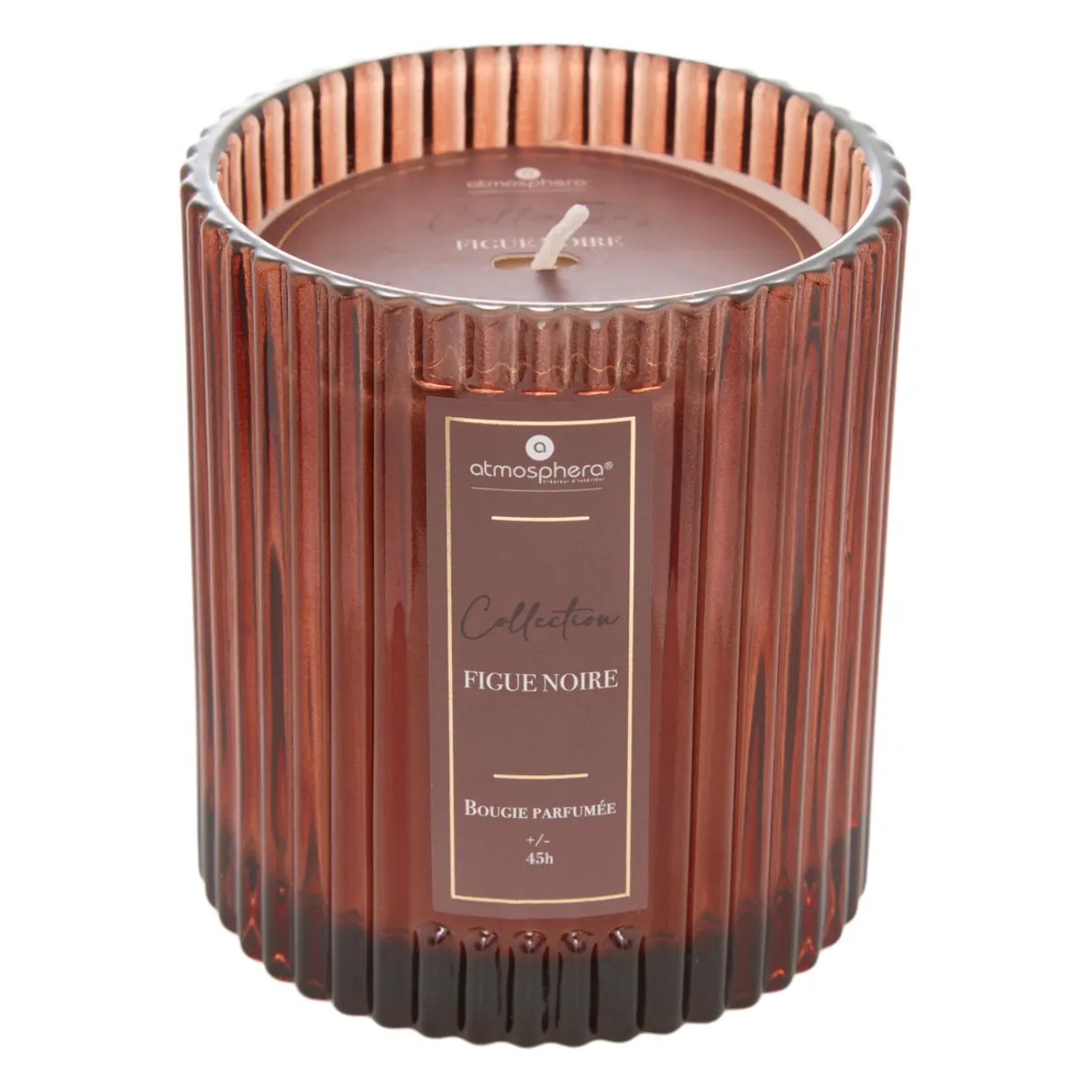 Bougie parfumée Albie 290g pot verre figue