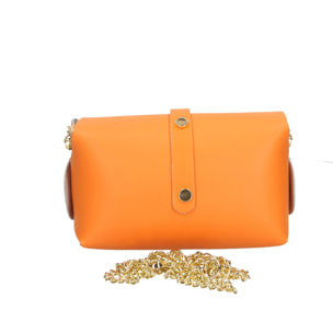 Chicca Borse Borsetta Clutch Arancione