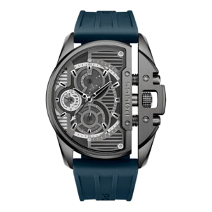 Reloj Police PEWGQ2203604M Hombre Analogico Cuarzo con Correa de Silicona