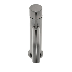 Aurum mitigeur de lavabo, sans vidage, gun métal brossé SATBAUR271BGM avec une garantie de 5 ans