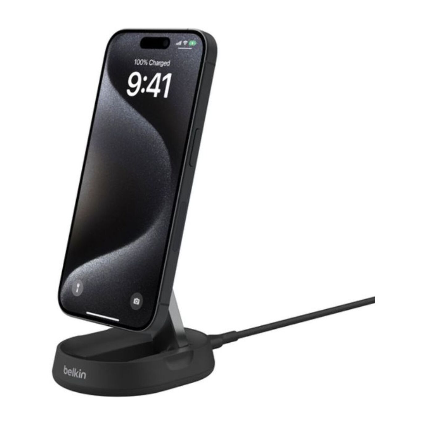 Chargeur induction BELKIN support recharge 15W 2 en 1 pliable