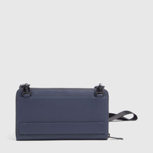 Piquadro Pochette con tracolla rimovibile