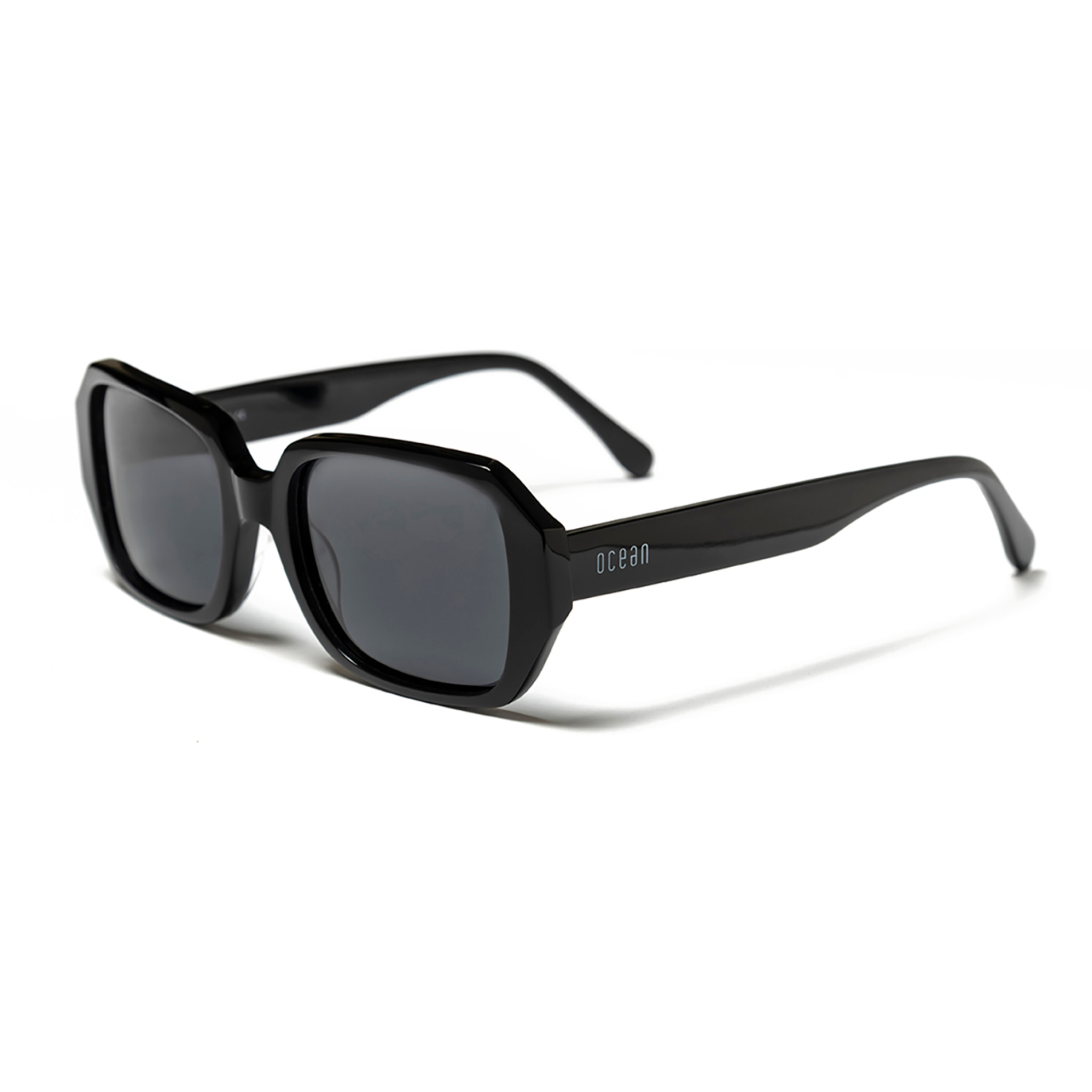Gafas de sol OCEAN GEORGIA - Negro brillante / Ahumada