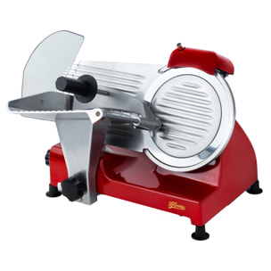 Cortafiambres profesional MSX224 H.Koenig, corte 0-12 mm, hoja italiana 20 cm, 282 rpm, rojo