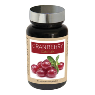 NUTRI EXPERT - Cranberry Complex - Favorise l'Élimination Rénale - Confort urinaire - Canneberge + Ortie + Prêle - Vegan - 60 gélules