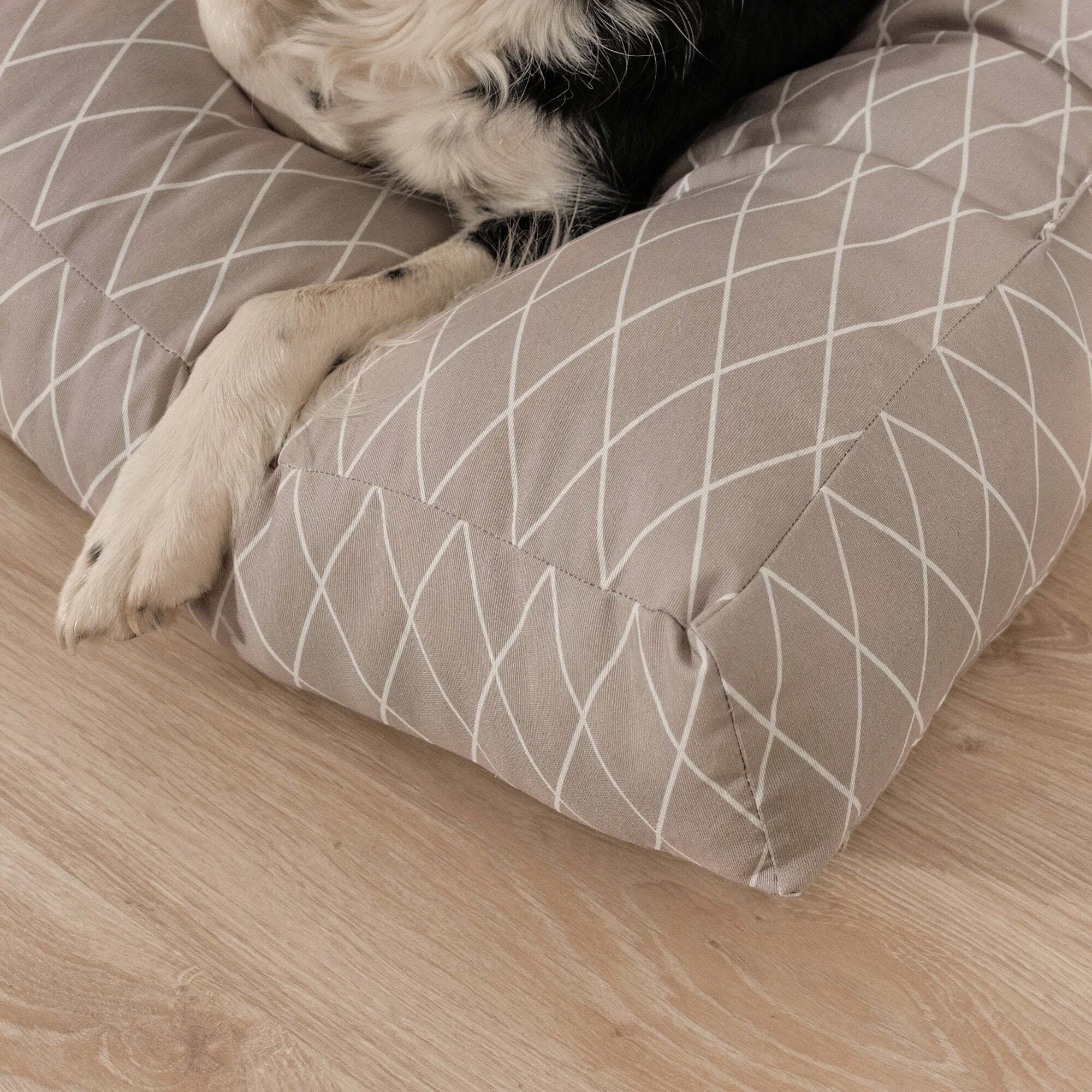 Lit épais et rembourré pour chiens et chats, 100 % coton anti-taches, pour animaux 0120-295