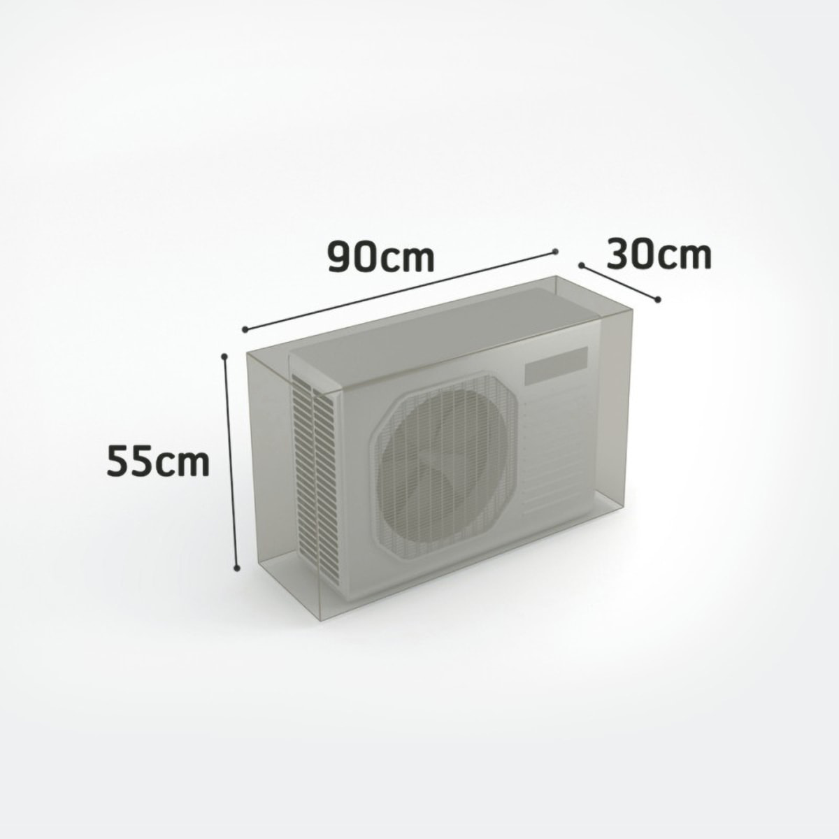 Funda Protectora Aire Acondicionado 90x30x55 Cm