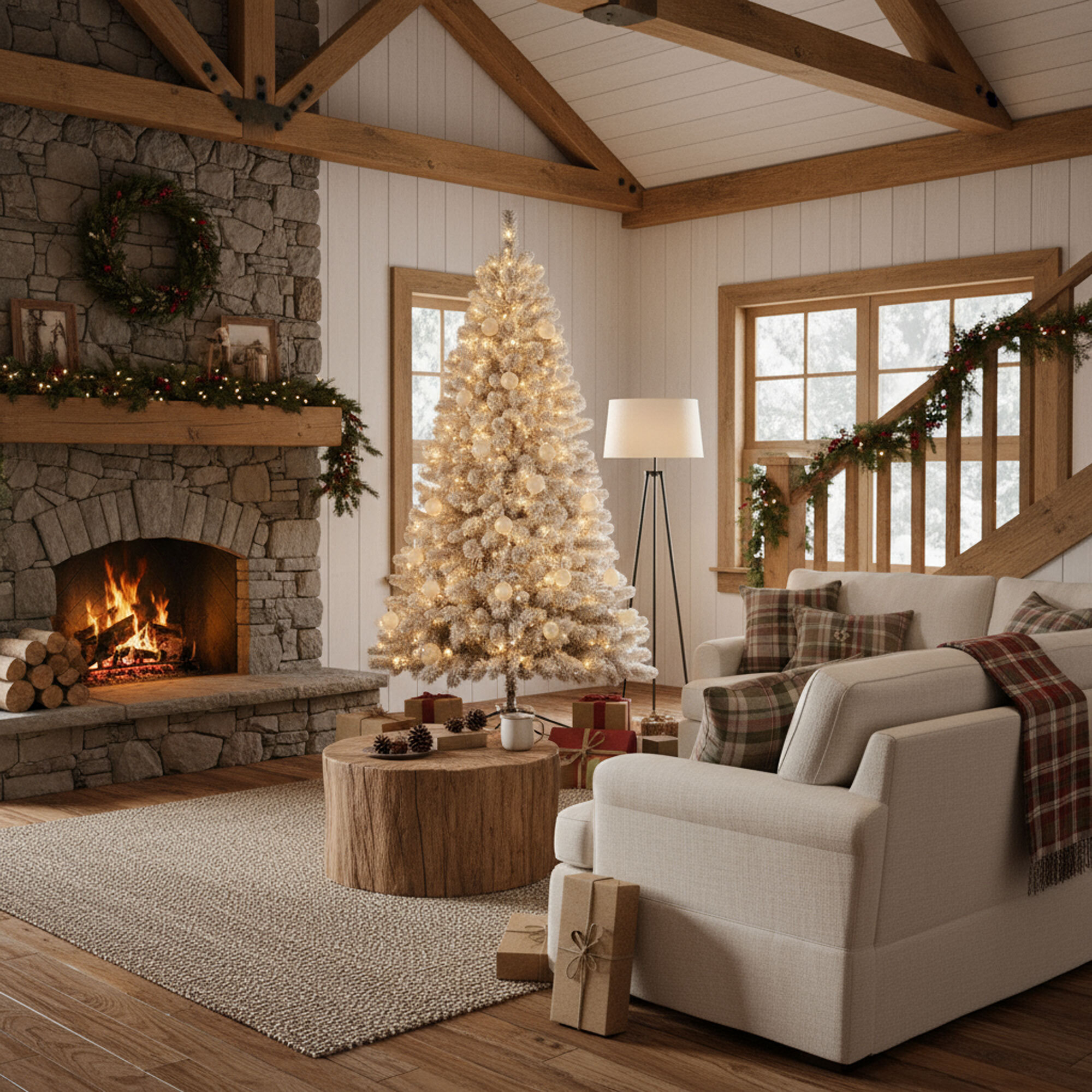 Shinny - Albero di Natale Innevato in PE, PVC e PP Ø99x180H cm, 905 Punte