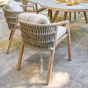 Fauteuil de jardin Mylore beige