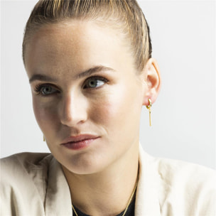 Pendientes Lux by Lux acabadoss en oro 18k