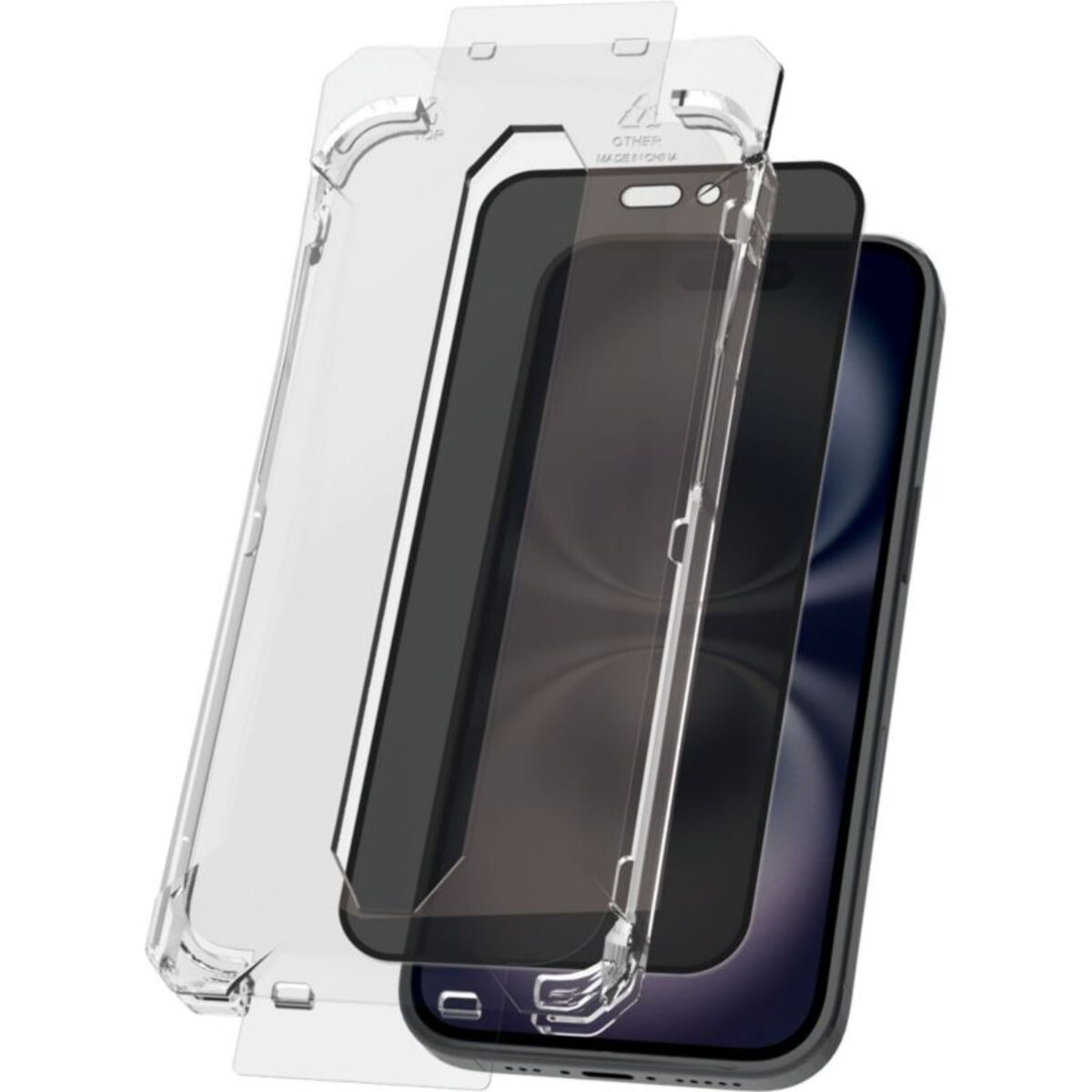 Protège écran ADEQWAT iPhone 17 Pro verre trempé anti-espion